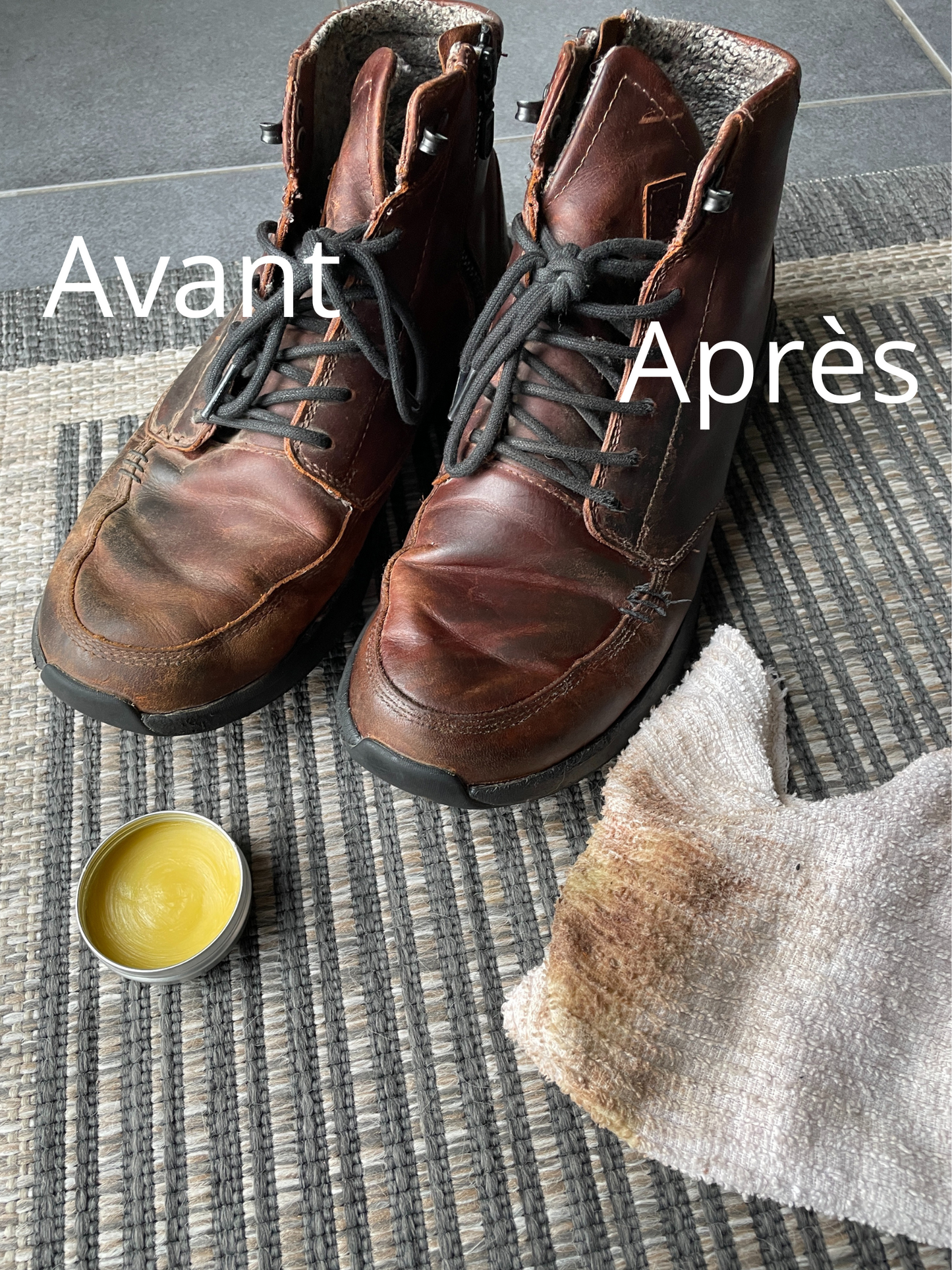 Cire à chaussures Fleur nordique