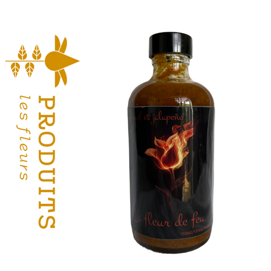 La Fleur de Feu : Sauce Piquante au Miel et Jalapeño